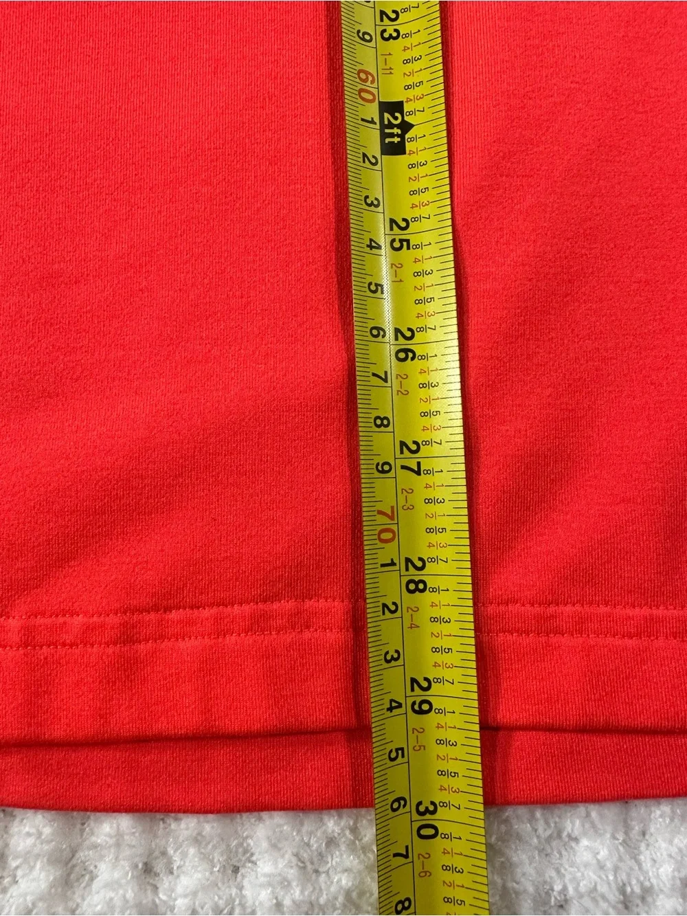 Nike Orange and Gray Long-Sleeve Performance Shirt XL